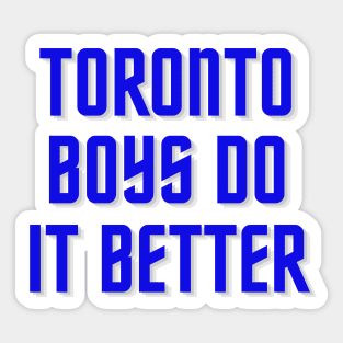 Toronto Boys Sticker